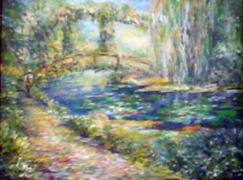 Monet in His Garden